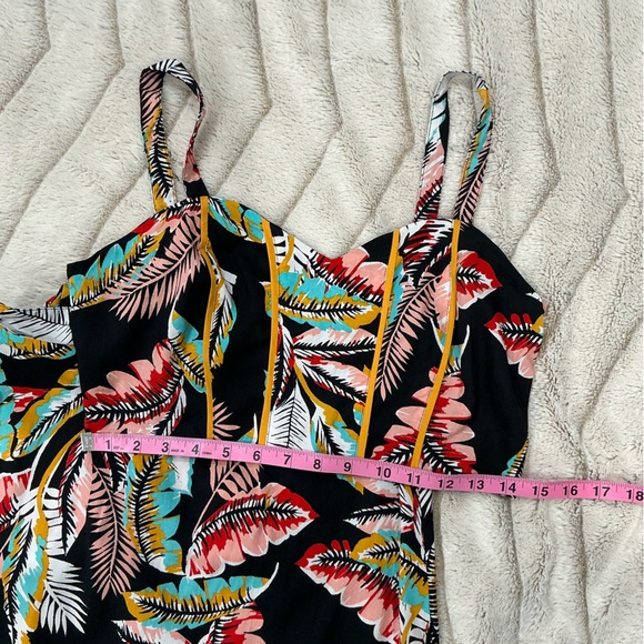 NWT Band of Gypsies Black Tropical 2 Piece Set - Picture 7 of 12